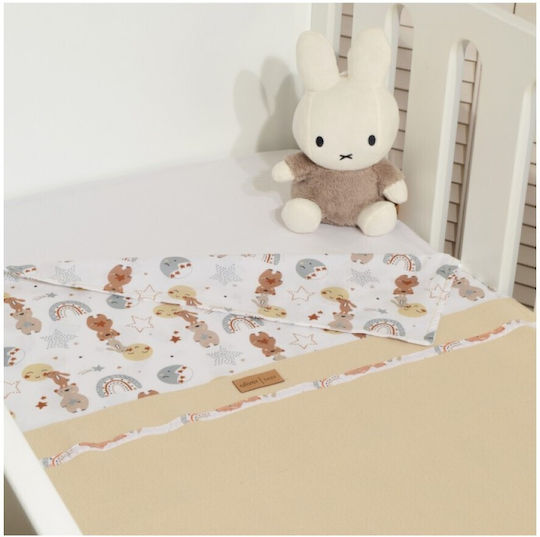 Baby Oliver Blanket Nursery Swaddling Blankets Beige Beige 75x95cm