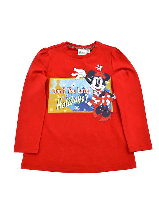 Original Marines Kids Blouse Long Sleeve Red