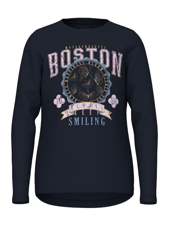 Name It Kinderhemd Langarm Dark Sapphire Boston