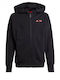 Kids Sweatshirt Cardigan with Hood and Pockets Black