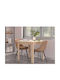 Hazel Square Table Kitchen Wooden Sonoma 80x80x77cm