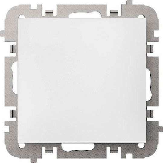 Elektro Plast Recessed Wall Switch Lighting without Frame White