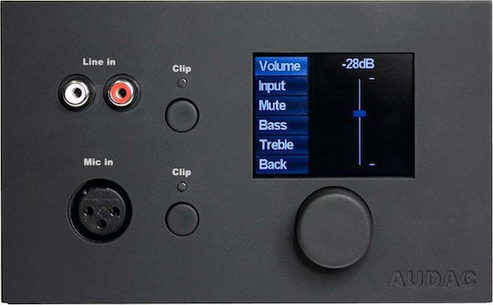 Audac Audac Mwx65/b Всичко в едно стенно табло Mtx черна версия