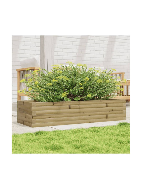 vidaXL Planter Box 110x23cm Coffee 847232