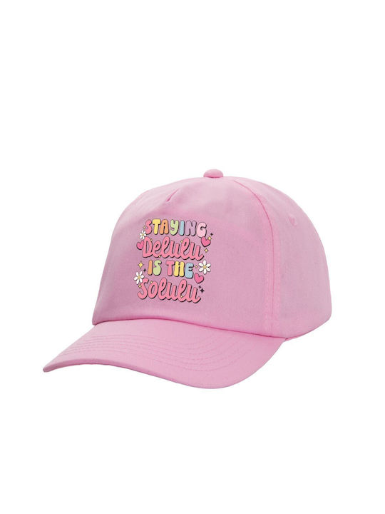 Koupakoupa Παιδικό Καπέλο Υφασμάτινο Delulu Ροζ