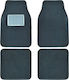 Autoline Satz Vorder- und Hintermatten Universal 4Stück aus Teppichboden Gray / Schwarz