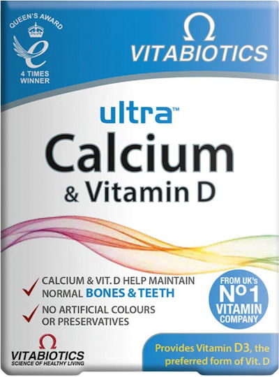 Vitabiotics Ultra Calcium & Vitamin D 30 табове