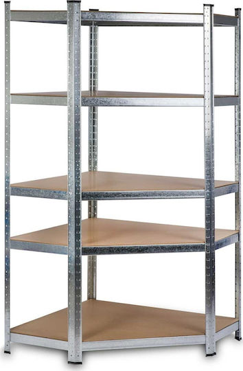 Humberg Γωνιακές Ραφιέρες Dexion Γαλβανιζέ 90x40x180εκ. με 6 Ράφια Συνολικής Αντοχής 1050kg 5τμχ