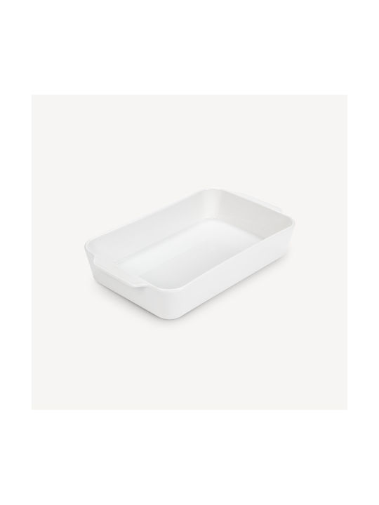 Pillivuyt Porcelain Rectangular Heat-Resistant Cookware 44.5x26x7.8cm