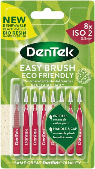 Dentek Easy Brush Interdentalbürsten 0.5mm Fuchsie 8Stück