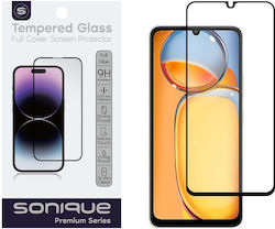 Hardy Glass Sonique Premium Series Hd Full Cover 9h Xiaomi Redmi 13c 4g Poco C65 4g Μαύρο Sonique Μαύρο Poco C65 4g Redmi 13c 4g