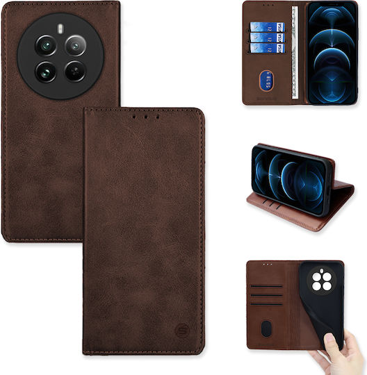 Sonique Brieftasche Synthetisches Leder / Kunststoff / Silikon Rose Gold (Realme 12 Pro)