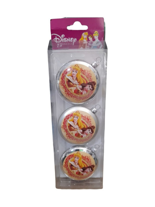 Ornament suspendat Glob Sleeping Beauty & Belle 7.5buc Set 3buc