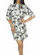 Mini Damenkleid Blumen