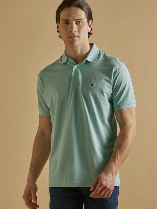 Guy Laroche Polo Blouse Petrol Blue