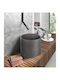 Karag Cleon Επικαθήμενος Νιπτήρας Πέτρινος 39x39x30cm Cement Cleon Cs-0058-d5