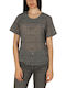 Women's Blouse Short Sleeve Polka Dot Black