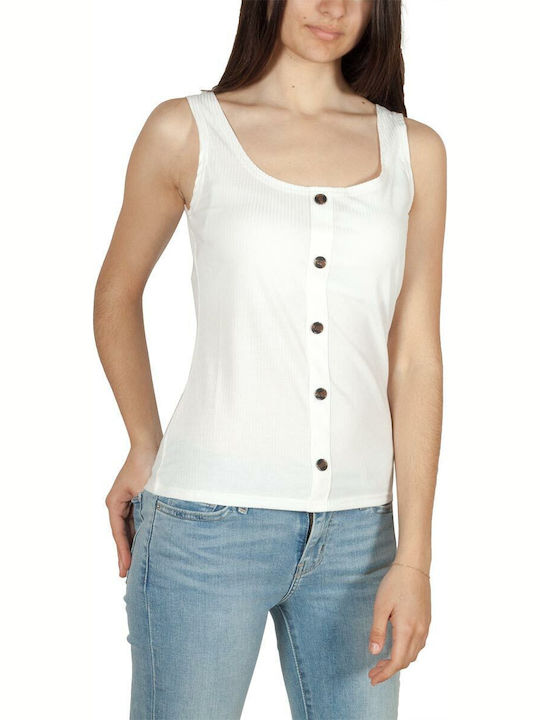 Rut & Circle Women's Blouse Sleeveless White