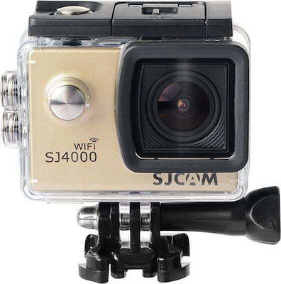 SJCAM SJ4000 SJ4000 Action Camera 4K Ultra HD Underwater with WiFi Gold with Screen 2"