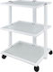 Wheeled Table with 3 Shelves Power40