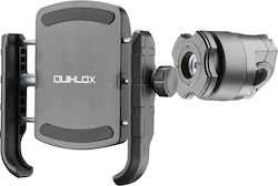 Interphone Quiklox Crab Halterung Telefon Motorrad mit verstellbarem Arm für Spiegel
