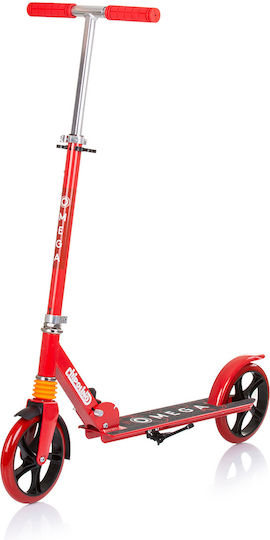 Chipolino Kids Scooter Foldable Omega 2-Wheel for 8+ Years Red