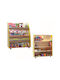 Kids Wooden Bookcase Brown