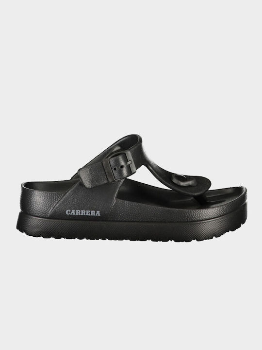 Carrera Frauen Flip Flops in Schwarz Farbe