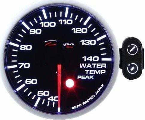 Car Dashboard Water Temperature Analog Instrument 52mm