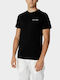 Trussardi T-shirt Bărbătesc cu Mânecă Scurtă BLACK