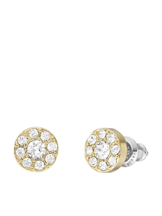 Fossil Earrings made of Steel Gold Plated Fossil Earrings made of Steel Gold Plated