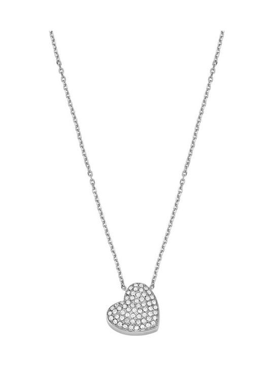 Fossil Sadie Κολιέ από Ατσάλι