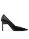 Leather Black Heels