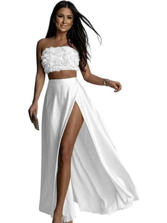 Damenkleid Abend Weiß