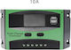 Ρυθμιστής Φόρτισης Φωτοβολταϊκών Pwm 12v – 24v 10a Mt-4 Πράσινο