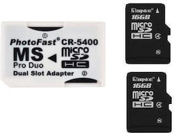 Photofast Cr-5400 Dual-slot Ms Pro Duo 32gb Photofast Cr-5400 Dual-slot Ms Pro Duo 32gb