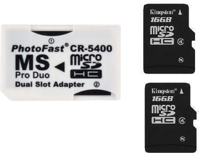 Photofast Cr-5400 Dual-slot Ms Pro Duo 32gb