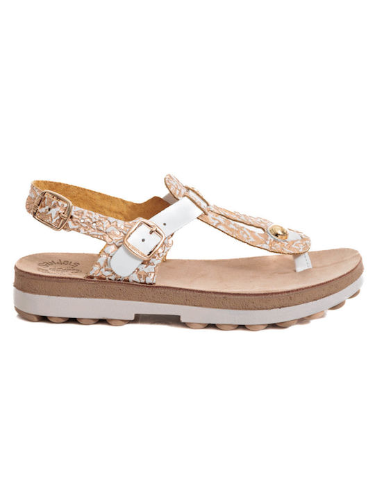 Fantasy Sandals Marlena Women's Flat Sandals Rose Gold Dynamite