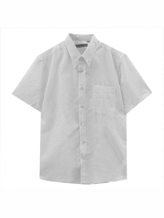 Men's Cotton Short Sleeve Pocket Shirts