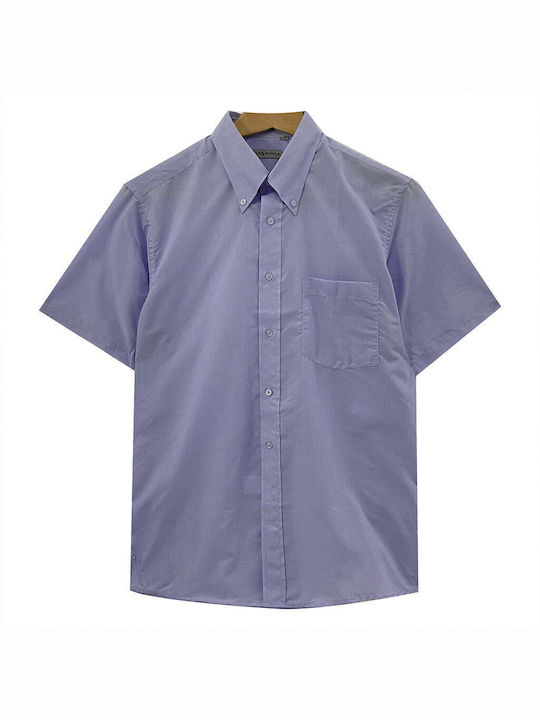 Men's Cotton Short Sleeve Pocket Shirts