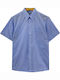 Men's Cotton Short-Sleeve Shirts with Pocket