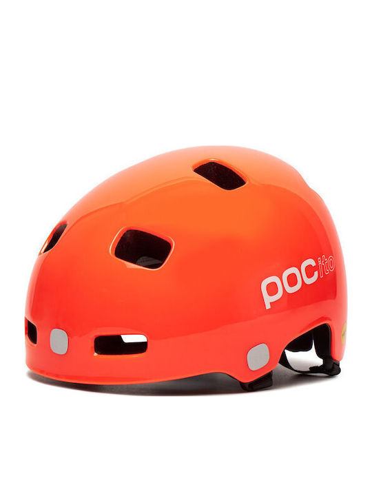 Poc Fahrradhelm mit MIPS Schutz Orange