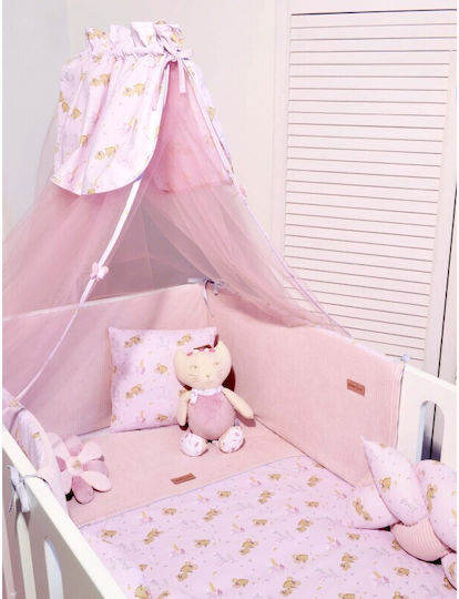Baby Oliver Bettdecke Für Krippe Baumwolle Rosa Rosa 100x140cm