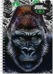 No Fear Caiet Școlar Spirală Cu Dungi B5 70 Foi Gorilla No Fear Caiet Școlar Spirală Cu Dungi B5 70 Foi Gorilla