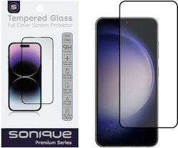 Sonique Hardy Glass Premium Series HD Full Cover 9H (Fingerprint Unlock) Samsung Galaxy S23 Μαύρο