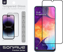 Sonique Hardy Glass 2.5D 0.33mm Vollkleber Vollflächig gehärtetes Glas 1Stück Schwarz (Samsung Galaxy A50 / Galaxy A50S / Galaxy A30S)