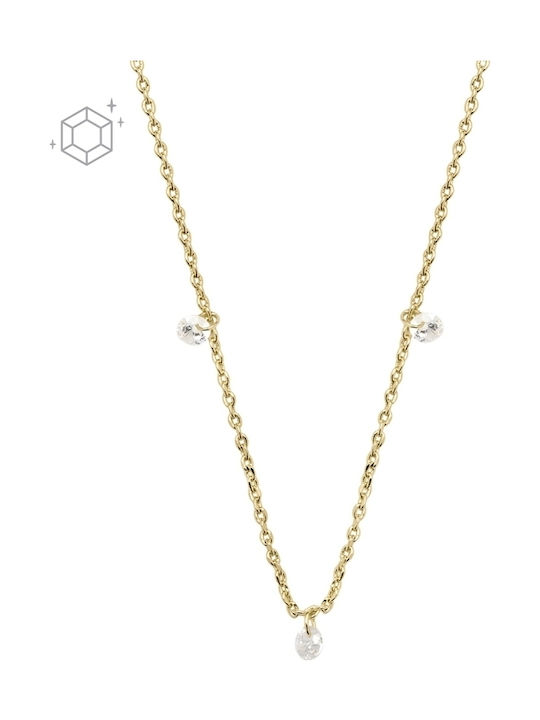 Fossil Sadie Κολιέ Επιχρυσωμένο