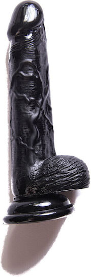 Sweetvibes Realistic Dildo With Suction Cup Black 18cm