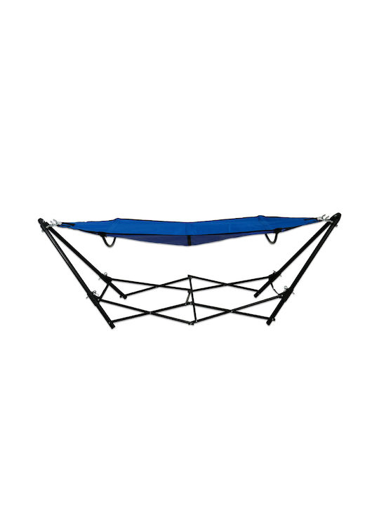 Summer Club Hammock Fabric with Stand Blue 240x80x75cm