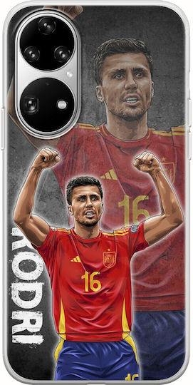 Euro 2024 Rodri Huawei P50 Pro Flexible Tpu Διάφανη Σιλικόνη